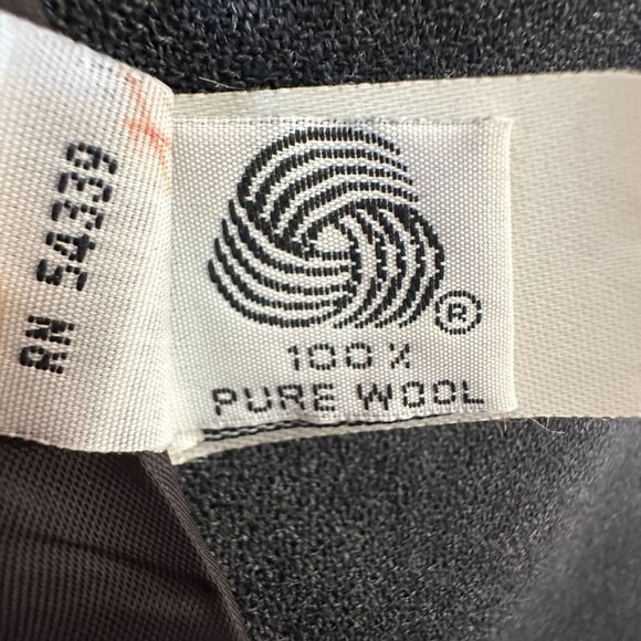 Vintage Talbots Pure Wool Hidden Button Front Blazer Jacket Size 14 Office Siren - Picture 7 of 12